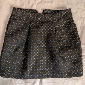Old Navy Black and Gold Mini Skirt